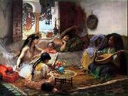 unknow artist Arab or Arabic people and life. Orientalism oil paintings  318 France oil painting artist